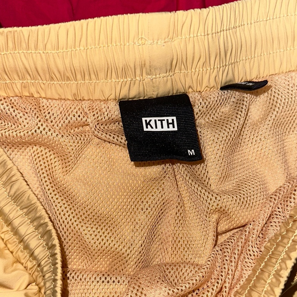 Kith Yellow Drawstring Shorts - Picture 2 of 4